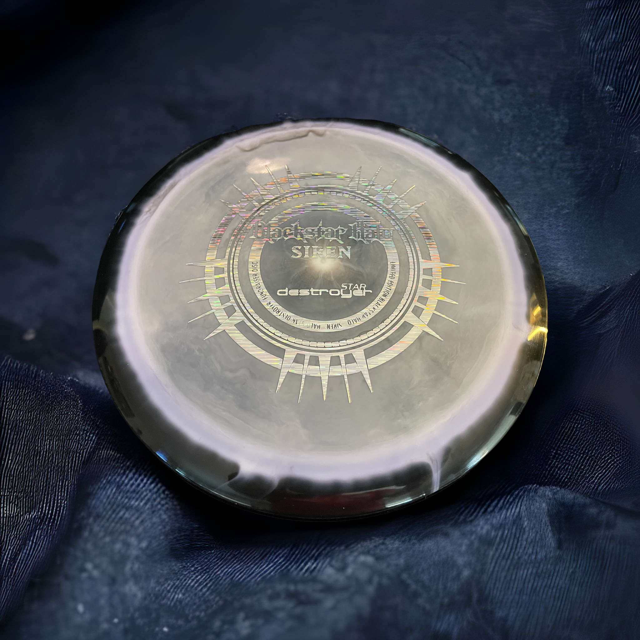 Blackstar Halo Star Destroyer reflective stamp signed